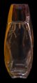 Vase Gustav Klimt en verre dore : Le baiser, dtail n4