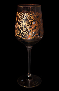 Goebel : Verre  vin Gustav Klimt : L'arbre de vie