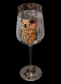 Verre  vin Klimt : Le baiser (Goebel), dtail n1