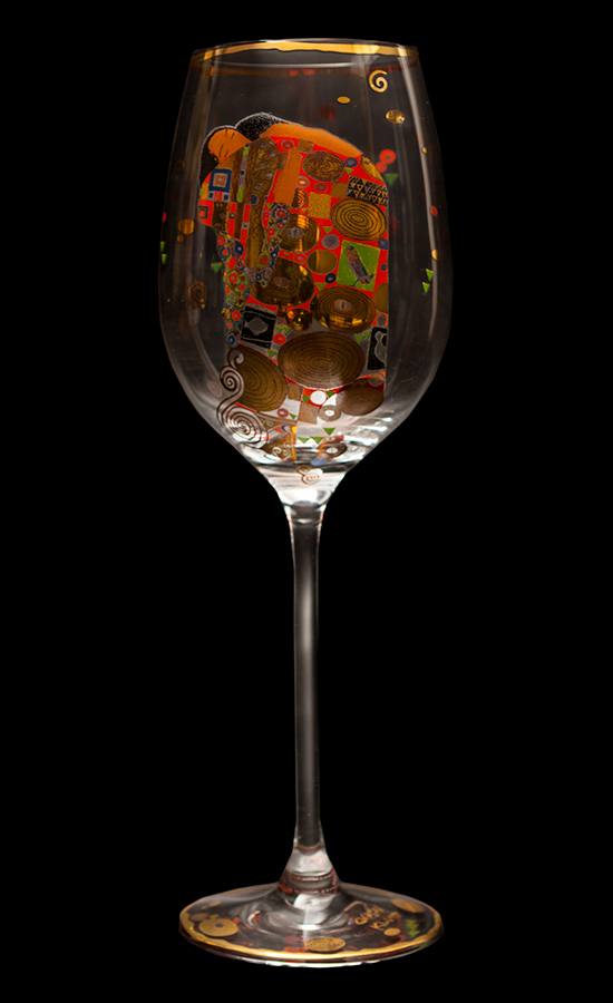 Verre  vin Klimt : Fulfillment (L'accomplissement)