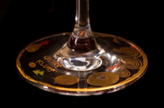 Verre  vin Klimt : Fulfillment (L'accomplissement) (Goebel), dtail n2
