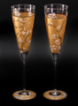 Duo Fltes  Champagne Van Gogh : Branche d'amandier (Or)