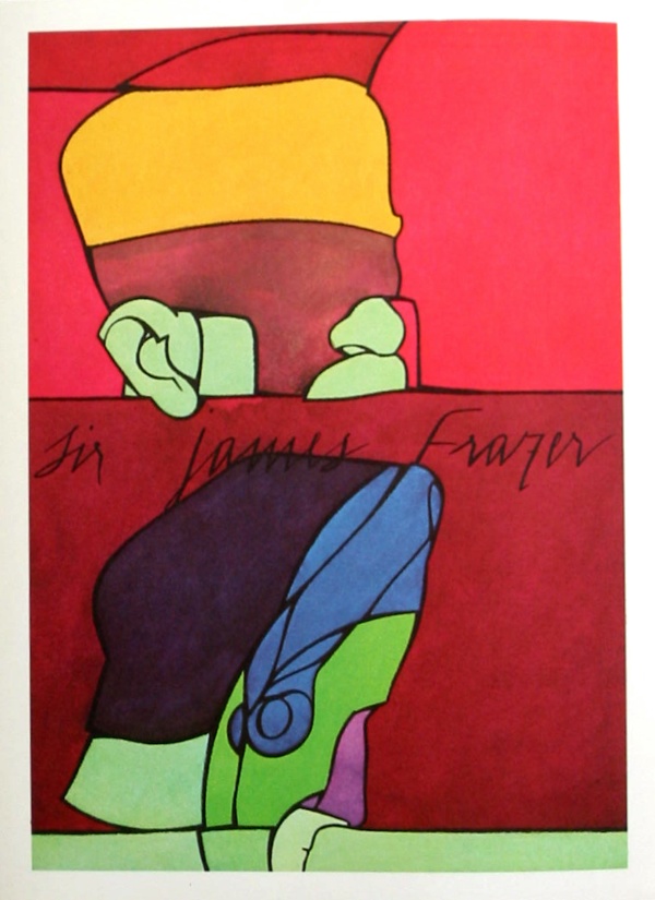ADAMI : Lithographie : Sir James Frazer