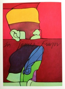 Valerio ADAMI : Lithographie : Sir James Frazer