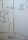 ADAMI : Lithographie originale sign�es et num�rot�e : L'homme seul