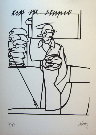 Valerio ADAMI : Lithographie originale Sign�e et num�rot�e : Kiss me stupid