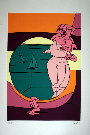 Valerio ADAMI : Lithographie originale Sign�e et num�rot�e : Suite Olympique