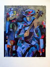 AGOSTINI : Original Lithograph signed and numbered : The Harlequin