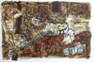 Paul A�ZPIRI : Lithographie sign�e et num�rot�e : Sur la Croix