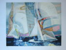 Paul AMBILLE : Lithographie originale : Les Voiliers