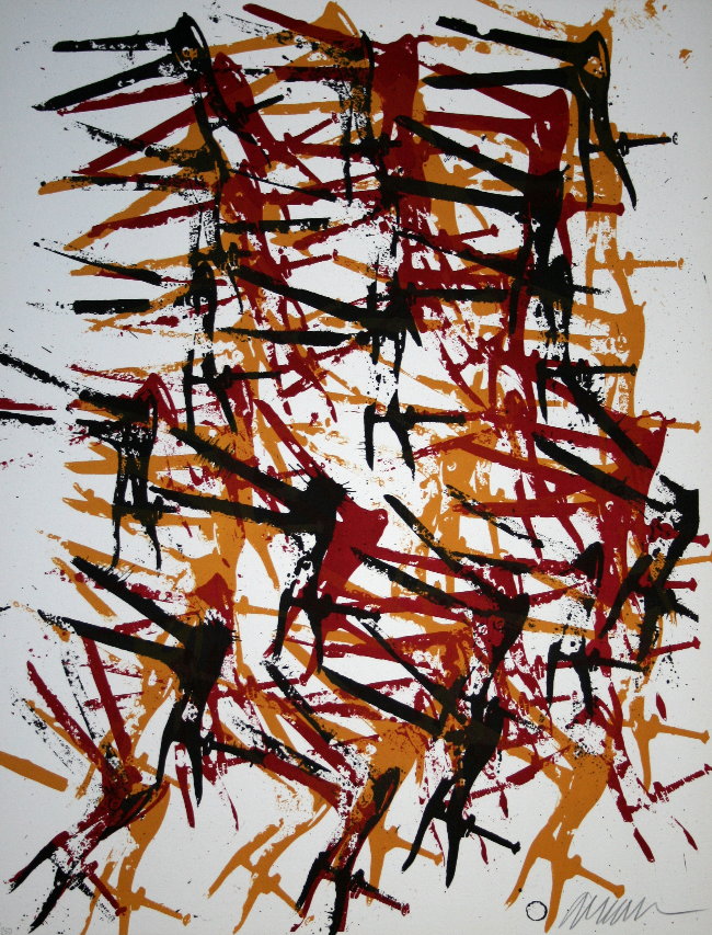 ARMAN : S�rigraphie originale sign�e et num�rot�e : Pinces