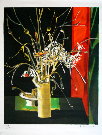 Georges BRIATA : Lithographie originale sign�e et num�rot�e : Le Bouquet