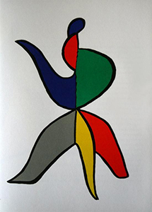 Litografa original Alexander Calder - Stabiles 3 (1963)