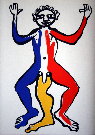 Alexander CALDER : Lithographie originale : Critters 1