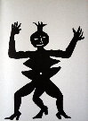 Alexander CALDER : Lithographie originale : Critters 2