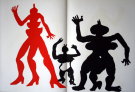 Alexander CALDER : Lithographie originale : Critters 3