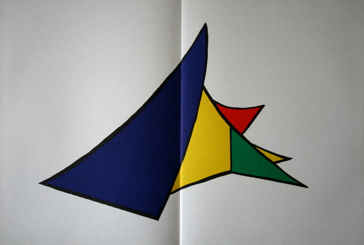 Alexander CALDER Lithographie originale Stabiles 1