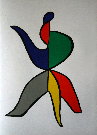 Alexander CALDER : Lithographie originale : Stabiles 3