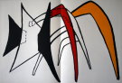 Alexander CALDER : Lithographie originale : Stabiles 6