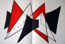 Alexander CALDER : Lithographie originale : Stabiles 7
