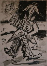 Henry D'ANTY : Lithographie originale sign�e et num�rot�e : Le Clown