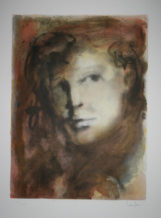 Leonor Fini : Original Lithograph : Le regard sombre