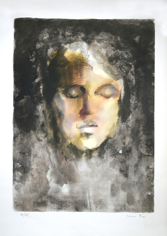 Leonor Fini : Original Lithograph : Le sommeil aveugle