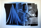 Hans HARTUNG : Lithographie originale sign�e et num�rot�e : Farandole 1