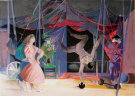 Camille HILAIRE : lithographie originale sign�e et num�rot�e : L'acrobate