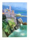 Camille HILAIRE : Litograf�a original firmada y numerada : Antibes