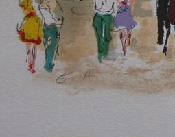 HUCHET :  La Place du Tertre : Num�rotation