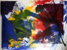 Paul JENKINS : Lithographie originale sign�e et num�rot�e