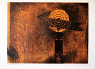Horst Egon KALINOWSKI : Lithographie originale sign�e et num�rot�e : Der Sch�tlenvogel