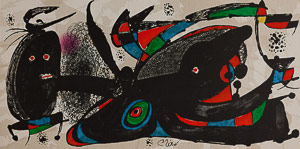 Litografa Joan Miro - Miro as Sculptor