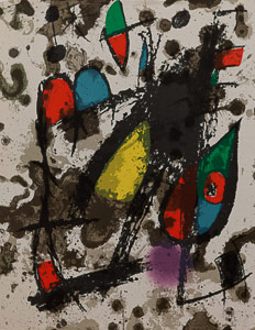 Litografa Joan Miro - Original Lithograph XII (1975)