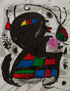 Litografa Joan Miro - Original Lithograph V (1978)