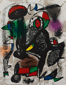 Joan Miro Original Lithograph - Original Lithograph III (1981)