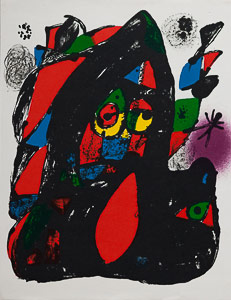 Litografia Joan Miro - Original Lithograph VI (1981)