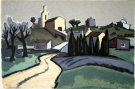 Jean-Claude QUILICI : Lithographie originale sign�e et num�rot�e : Chemin de la Chapelle � Eygali�res