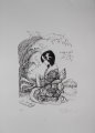 Gradimi Smudja : Lithographie Miss Hokusai