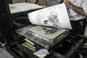 Gradimi Smudja : Lithographie Miss Hokusai (Dtail 8)