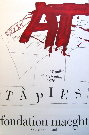 Antoni TAPIES : Affiche en lithographie originale