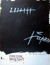Antoni TAPIES : Lithographie originale sign�e et num�rot�e : Encres et collages