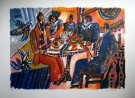 Th�o TOBIASSE : Lithographie originale sign�e et num�rot�e : Hannouka