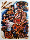 Th�o TOBIASSE : Lithographie originale sign�e et num�rot�e : L�-bas vers Canaan
