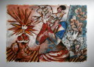 Th�o TOBIASSE : Lithographie originale sign�e et num�rot�e : L'heure o� s'�claire le monde