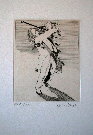 Claude WEISBUCH : Gravure originale : Inspir�
