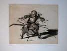 Claude WEISBUCH : Gravure originale : Rythme
