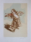 WEISBUCH : Lithographie originale : Sonate