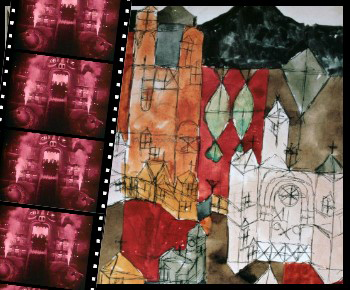 Paul Klee - Affiche d'art - La ville des glises